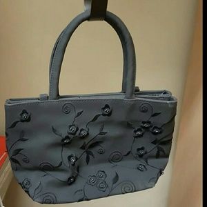 Black embellished handbag